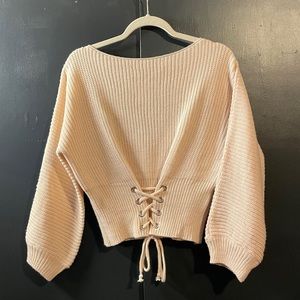 Fashion Nova knit corset top